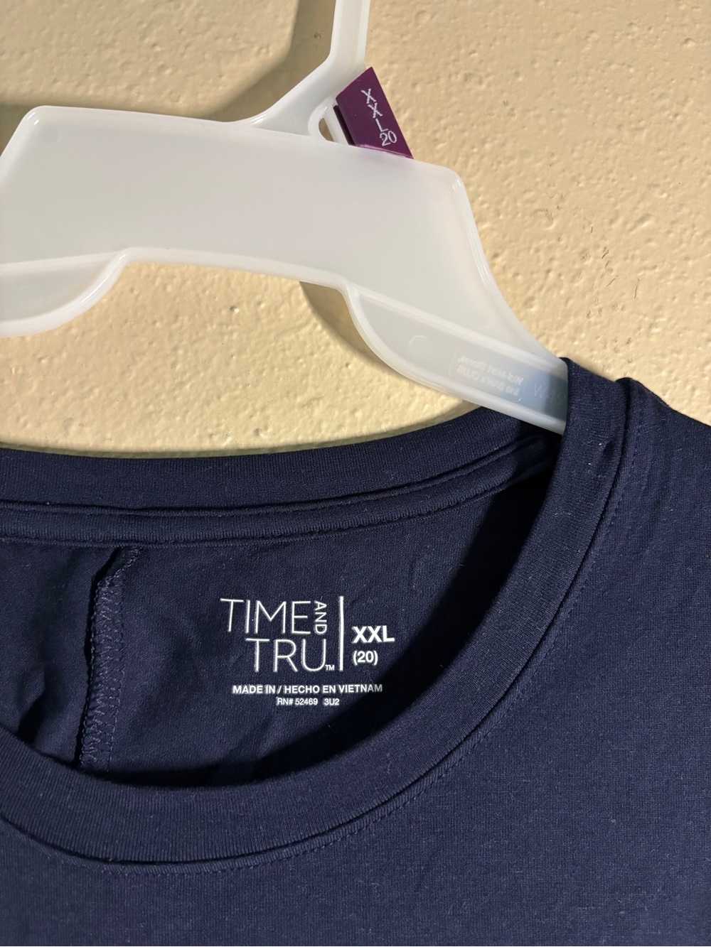 NEW Time and Tru Women’s Sleeveless High Neck Dress, navy XXL (20) - Picture 4 of 6